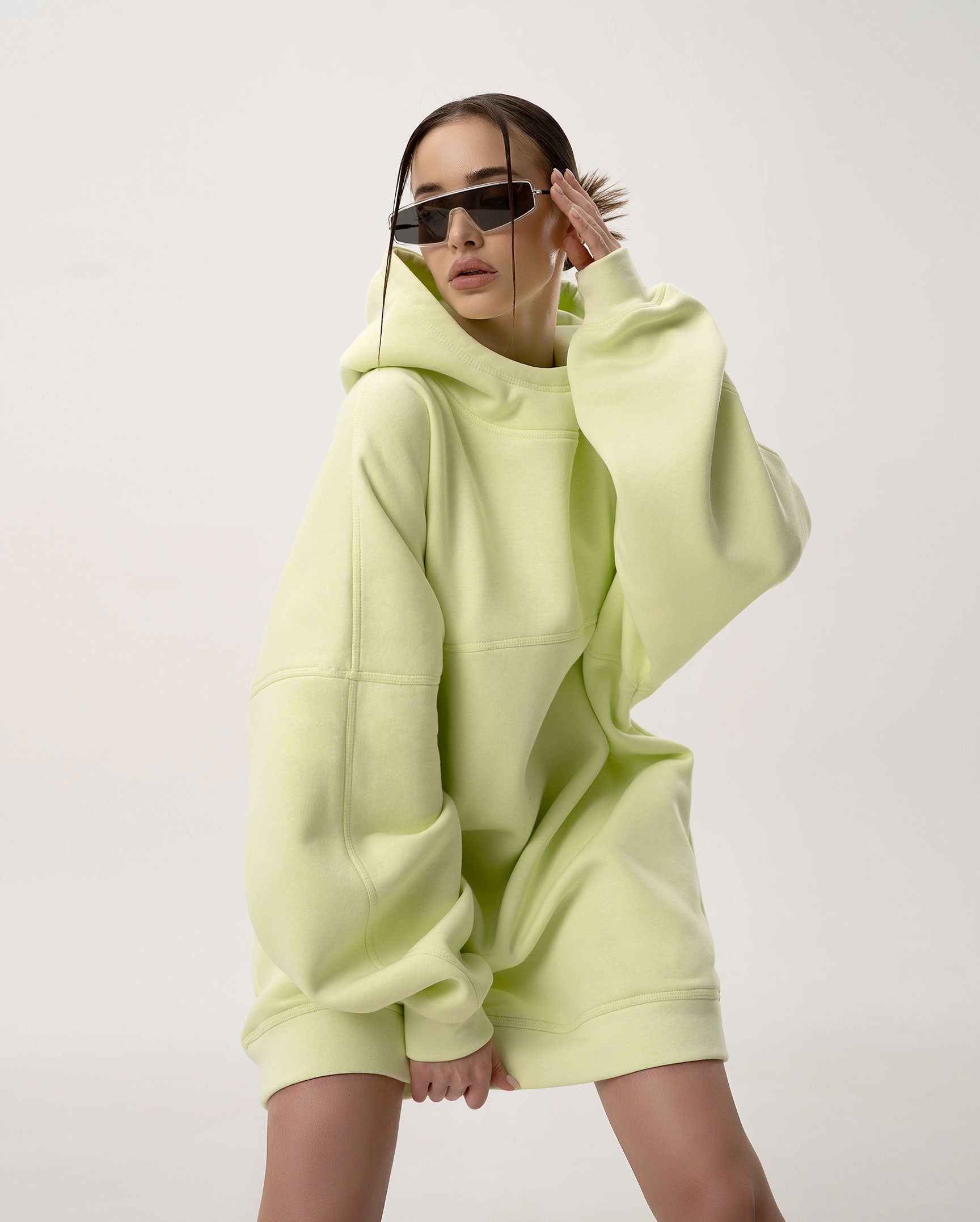 HOODIE OVERSIZE EXTENDED [LEMON]